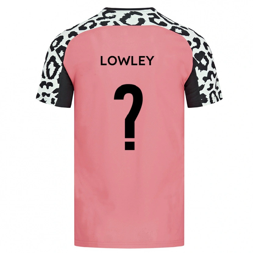 Danxen Niño Camiseta Carys Lowley #0 Rosa Negro 2ª Equipación 2025/26 La Camisa México