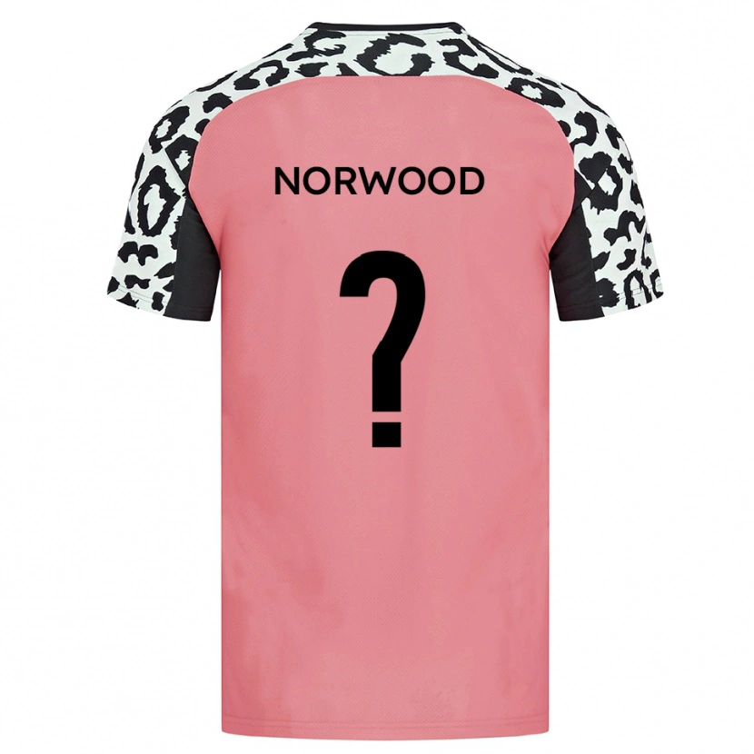 Danxen Niño Camiseta Bea Norwood #0 Rosa Negro 2ª Equipación 2025/26 La Camisa México