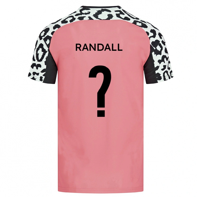 Danxen Niño Camiseta Estelle Randall #0 Rosa Negro 2ª Equipación 2025/26 La Camisa México