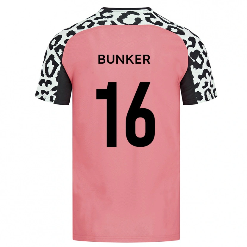 Danxen Niño Camiseta Harvey Bunker #16 Rosa Negro 2ª Equipación 2025/26 La Camisa México