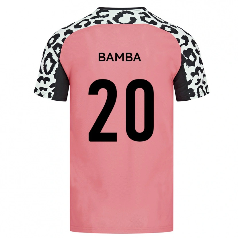 Danxen Niño Camiseta Yahya Bamba #20 Rosa Negro 2ª Equipación 2025/26 La Camisa México