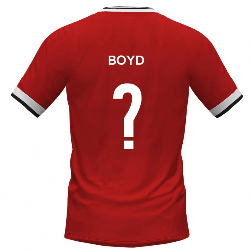 Danxen Niño Camiseta Tommy Boyd #0 Blanco Negro 2ª Equipación 2025/26 La Camisa México