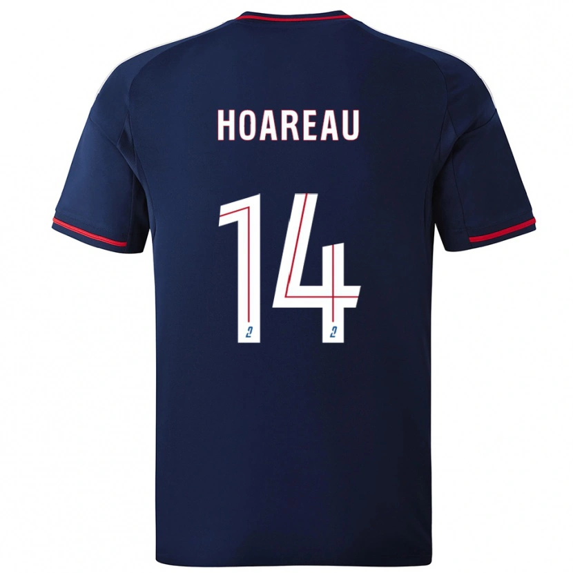 Danxen Niño Camiseta Mathieu Hoareau #14 Azul Marino Rojo 2ª Equipación 2025/26 La Camisa México