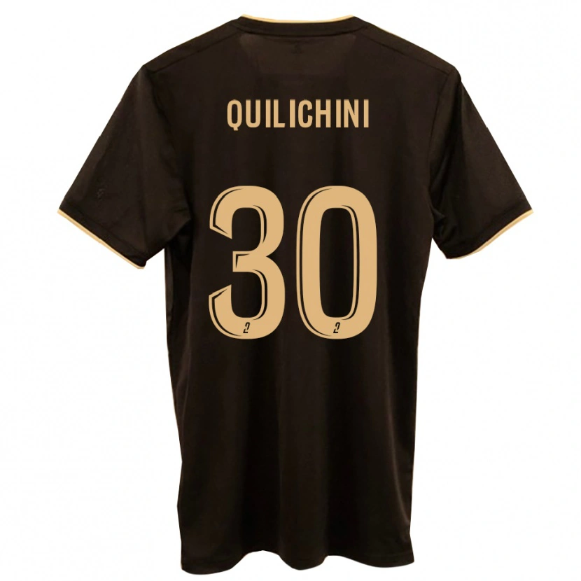 Danxen Niño Camiseta Ghjuvanni Quilichini #30 Azul Rojo 2ª Equipación 2025/26 La Camisa México