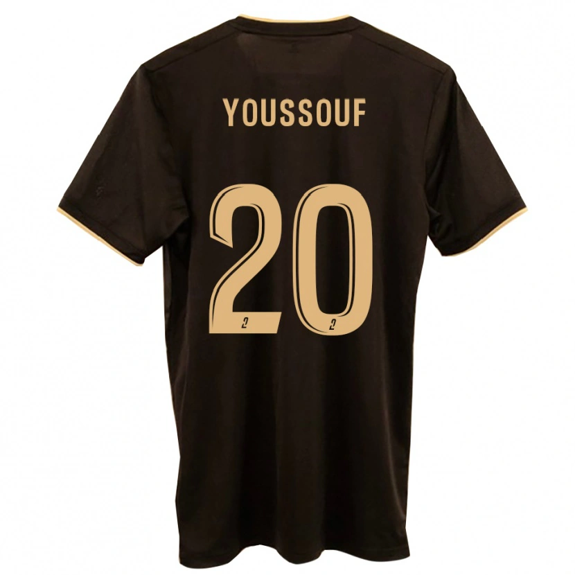 Danxen Niño Camiseta Mohamed Youssouf #20 Azul Rojo 2ª Equipación 2025/26 La Camisa México