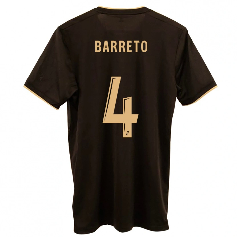 Danxen Niño Camiseta Michaël Barreto #4 Azul Rojo 2ª Equipación 2025/26 La Camisa México
