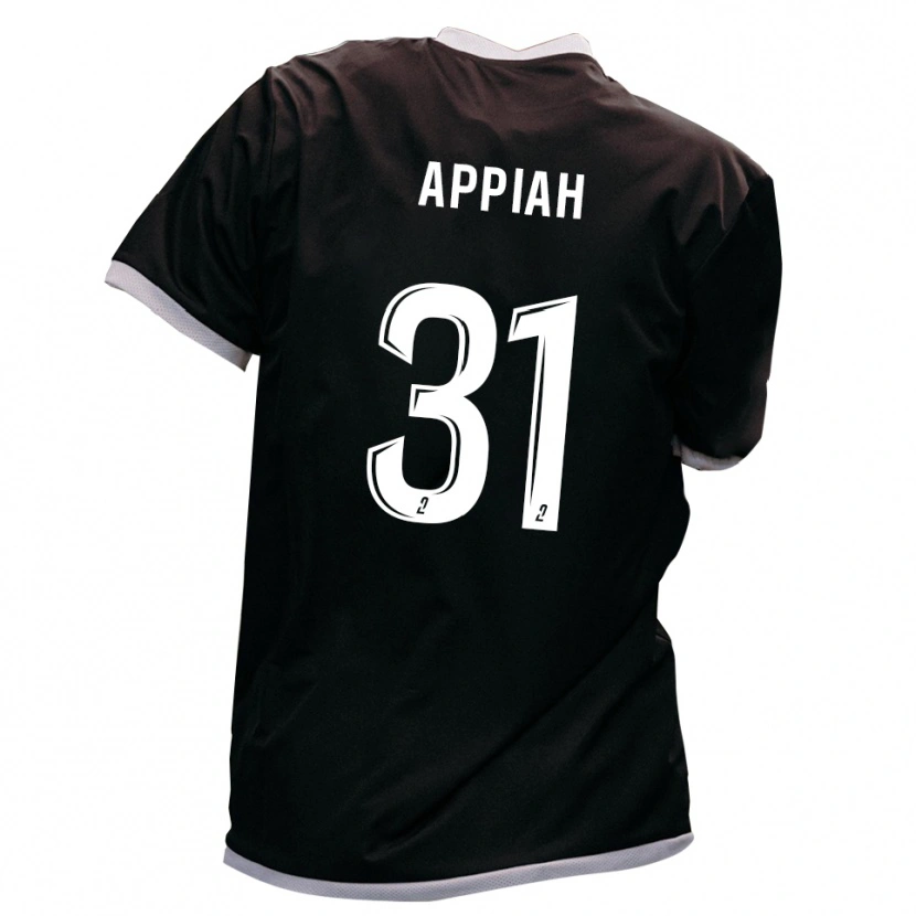 Danxen Niño Camiseta Arvin Appiah #31 Negro Oro 2ª Equipación 2025/26 La Camisa México