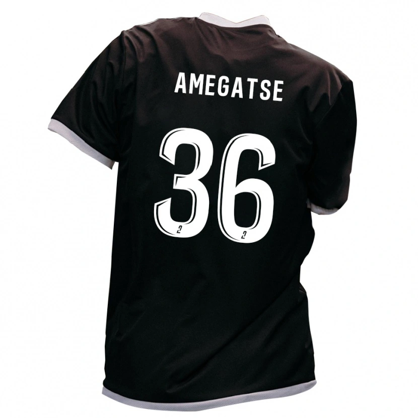 Danxen Niño Camiseta Foly Amegatse #36 Negro Oro 2ª Equipación 2025/26 La Camisa México