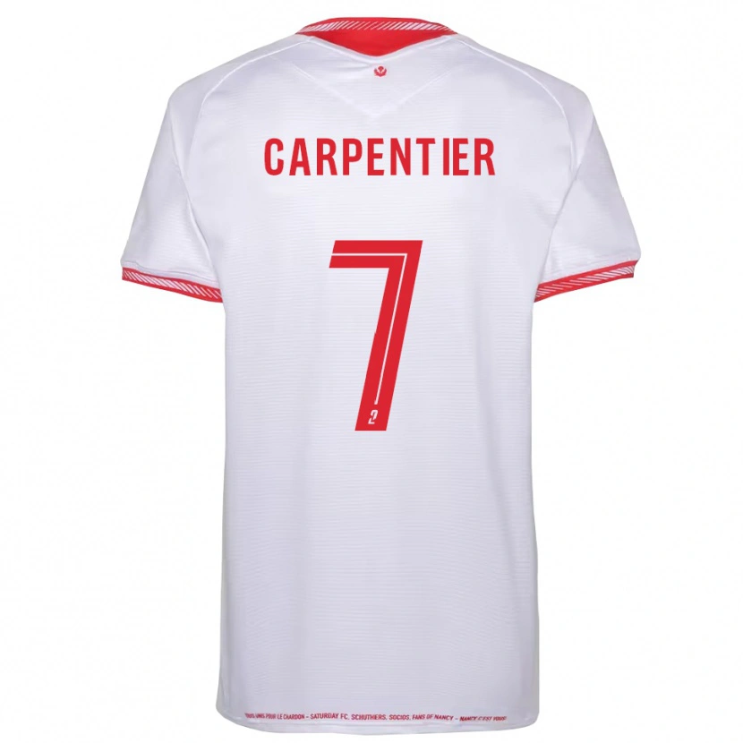 Danxen Niño Camiseta Quentin Carpentier #7 Negro Rojo 2ª Equipación 2025/26 La Camisa México
