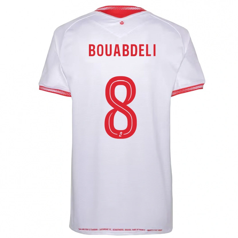 Danxen Niño Camiseta Walid Bouabdeli #8 Negro Rojo 2ª Equipación 2025/26 La Camisa México