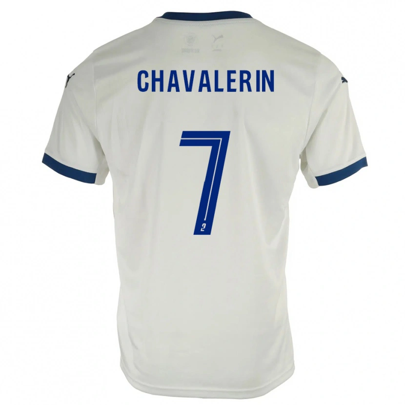 Danxen Niño Camiseta Xavier Chavalerin #7 Blanco Azul 2ª Equipación 2025/26 La Camisa México