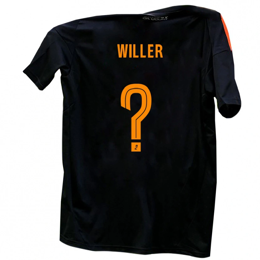Danxen Niño Camiseta Yann Willer #0 Blanco Rojo 2ª Equipación 2025/26 La Camisa México