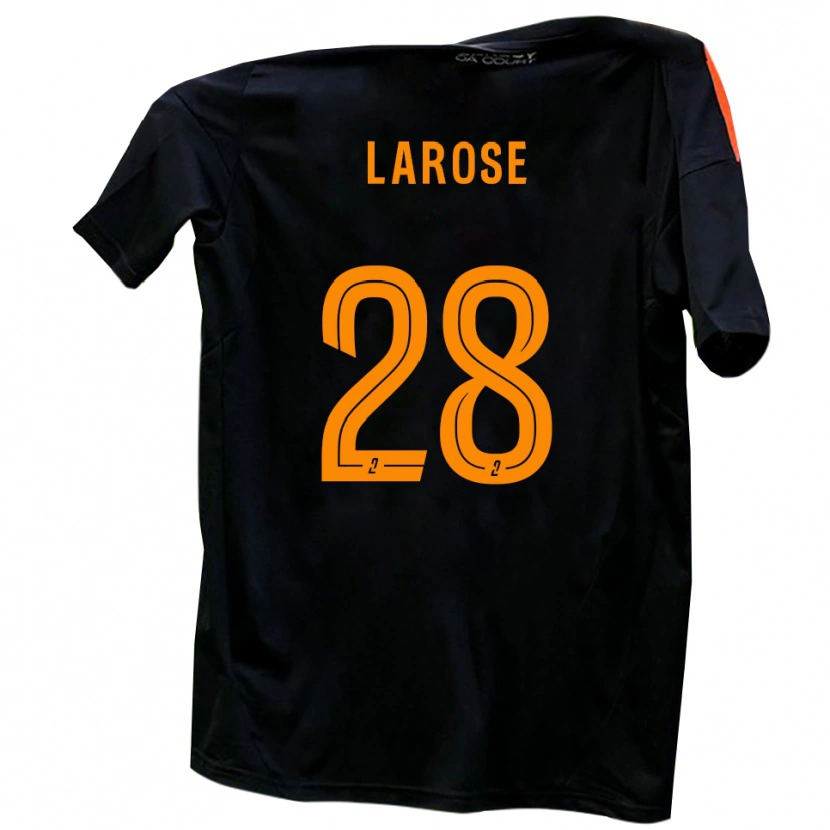 Danxen Niño Camiseta Antoine Larose #28 Blanco Rojo 2ª Equipación 2025/26 La Camisa México