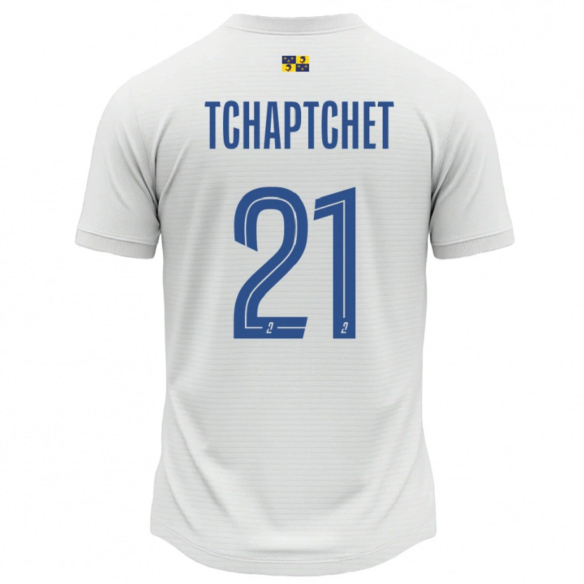 Danxen Niño Camiseta Allan Tchaptchet #21 Blanco Azul 2ª Equipación 2025/26 La Camisa México