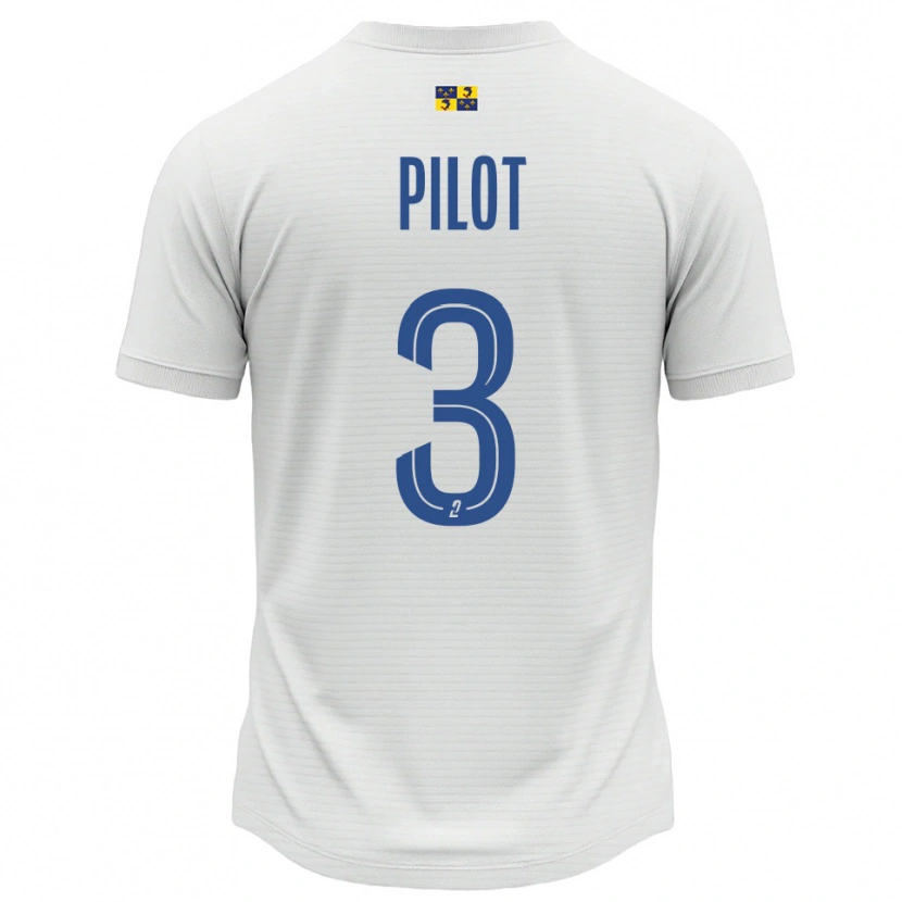 Danxen Niño Camiseta Romane Pilot #3 Blanco Azul 2ª Equipación 2025/26 La Camisa México
