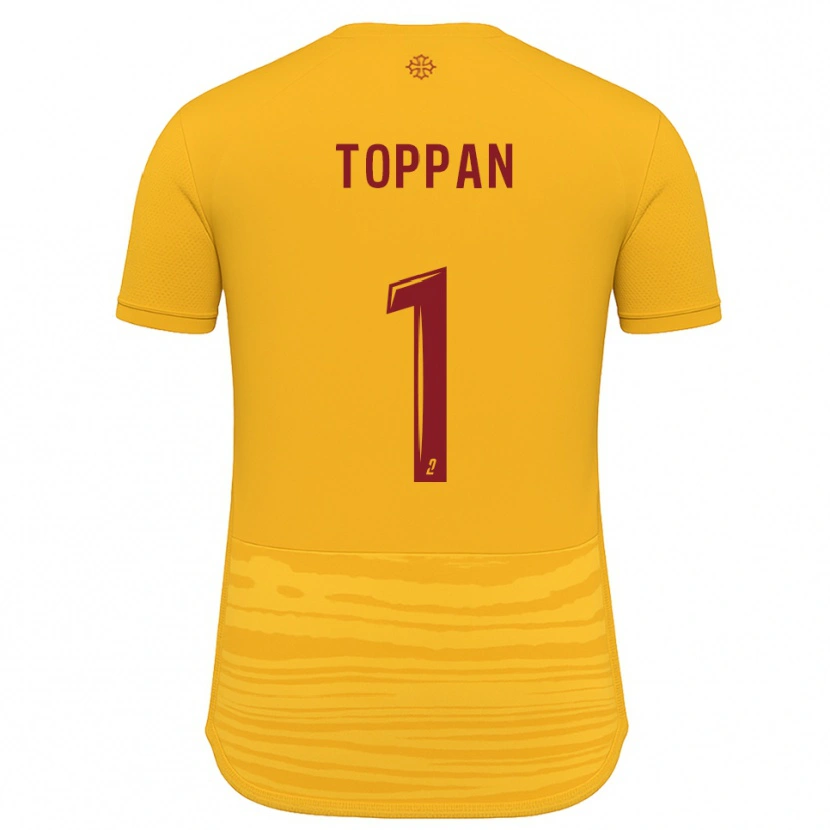Danxen Niño Camiseta Mae Toppan #1 Naranja Borgoña 2ª Equipación 2025/26 La Camisa México