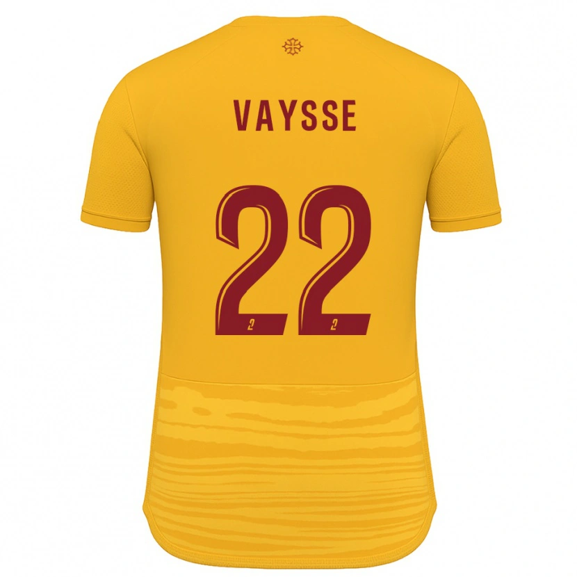 Danxen Niño Camiseta Sophie Vaysse #22 Naranja Borgoña 2ª Equipación 2025/26 La Camisa México