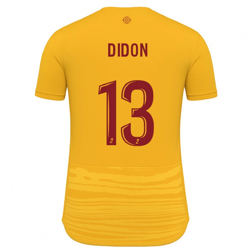 Danxen Niño Camiseta Anis Didon #13 Naranja Borgoña 2ª Equipación 2025/26 La Camisa México