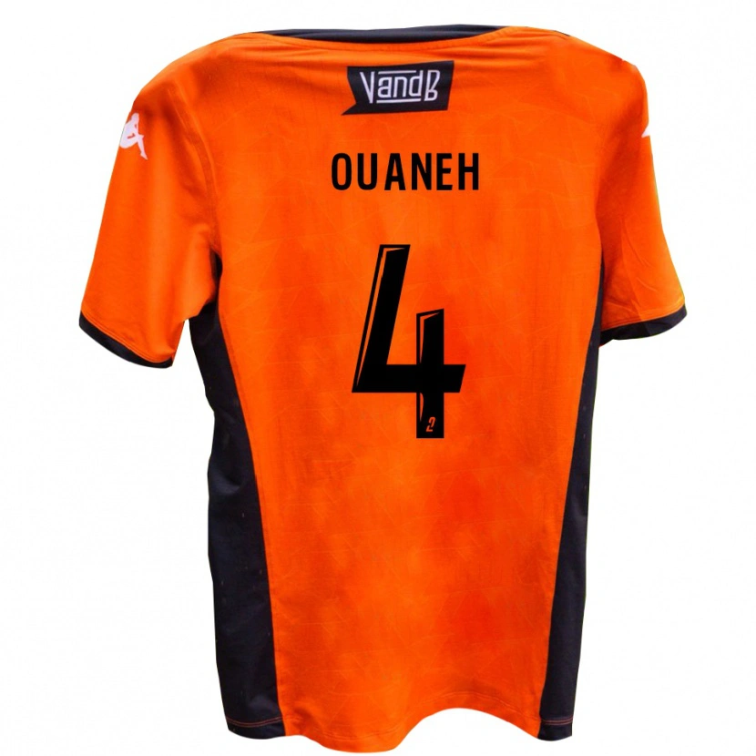 Danxen Niño Camiseta Peter Ouaneh #4 Blanco Negro 2ª Equipación 2025/26 La Camisa México