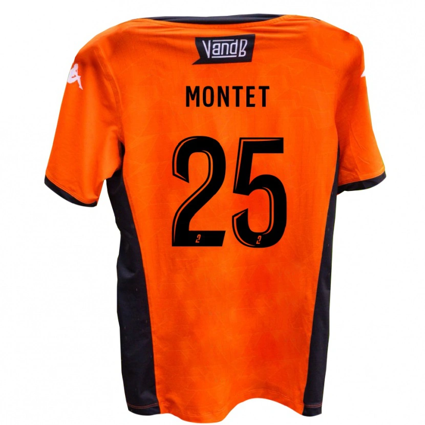 Danxen Niño Camiseta Enzo Montet #25 Blanco Negro 2ª Equipación 2025/26 La Camisa México