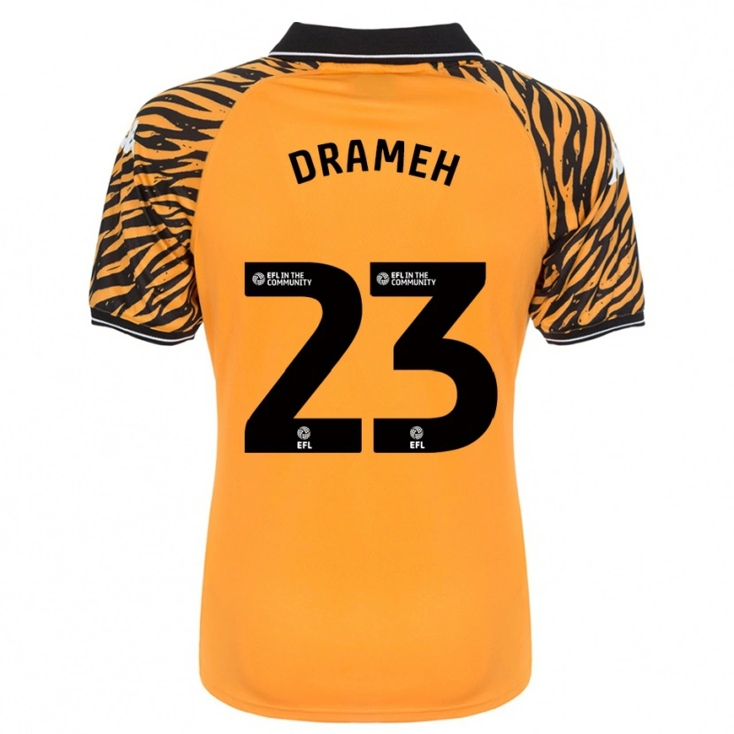 Danxen Hombre Camiseta Cody Drameh #23 Naranja Negro 1ª Equipación 2025/26 La Camisa México
