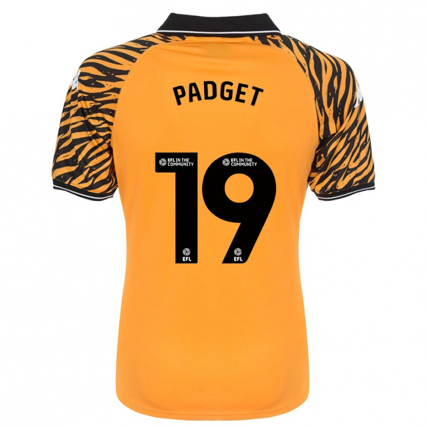 Danxen Hombre Camiseta Bethany Padget #19 Naranja Negro 1ª Equipación 2025/26 La Camisa México