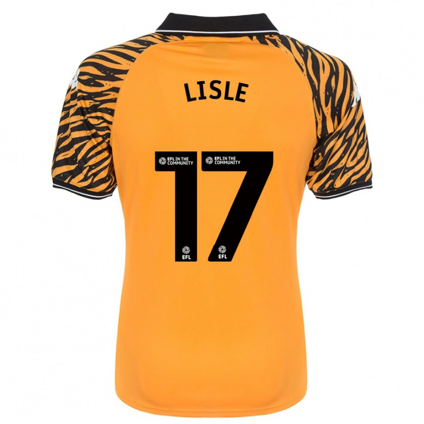 Danxen Hombre Camiseta Mary Lisle #17 Naranja Negro 1ª Equipación 2025/26 La Camisa México