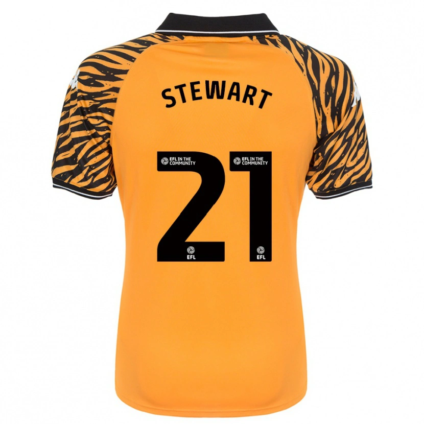 Danxen Hombre Camiseta Alice Stewart #21 Naranja Negro 1ª Equipación 2025/26 La Camisa México