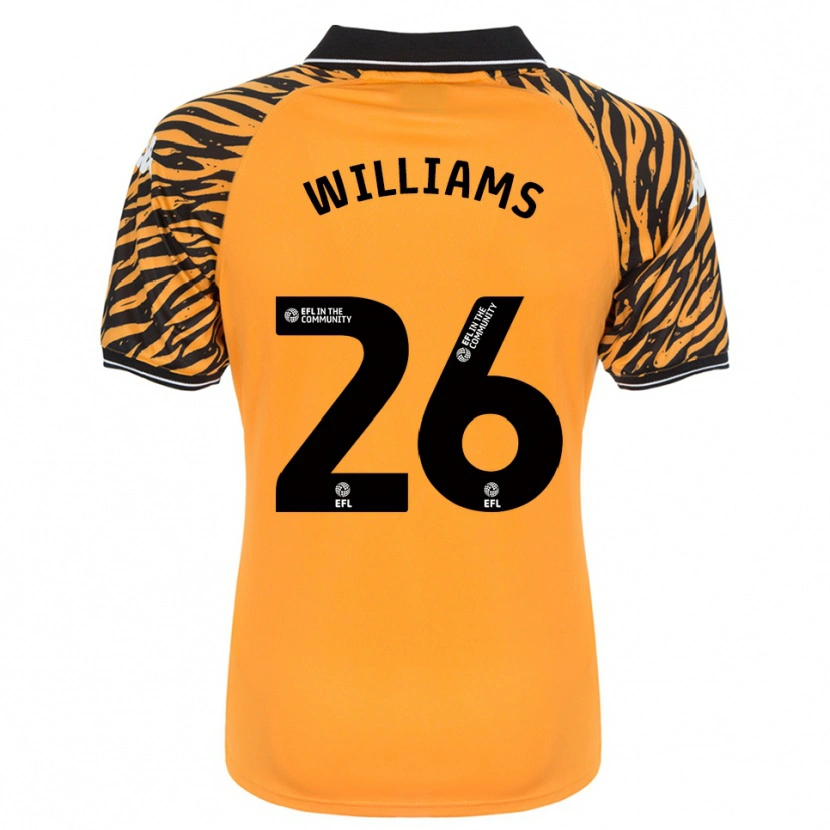 Danxen Hombre Camiseta Annabel Williams #26 Naranja Negro 1ª Equipación 2025/26 La Camisa México