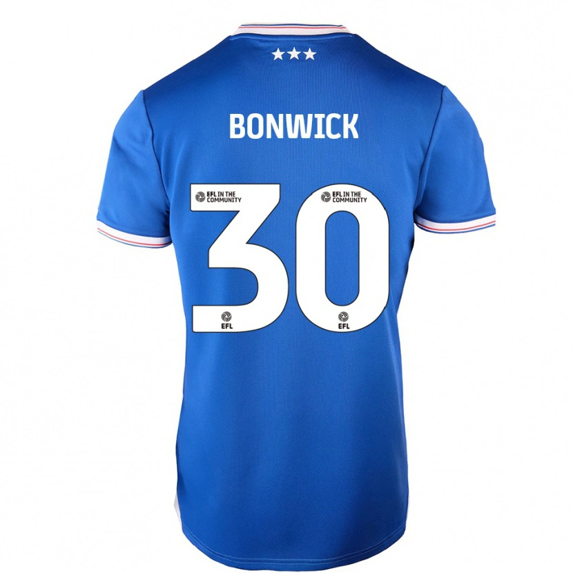Danxen Hombre Camiseta Kaci-Jai Bonwick #30 Azul Blanco 1ª Equipación 2025/26 La Camisa México