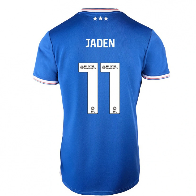 Danxen Hombre Camiseta Jaden Philogene #11 Azul Blanco 1ª Equipación 2025/26 La Camisa México