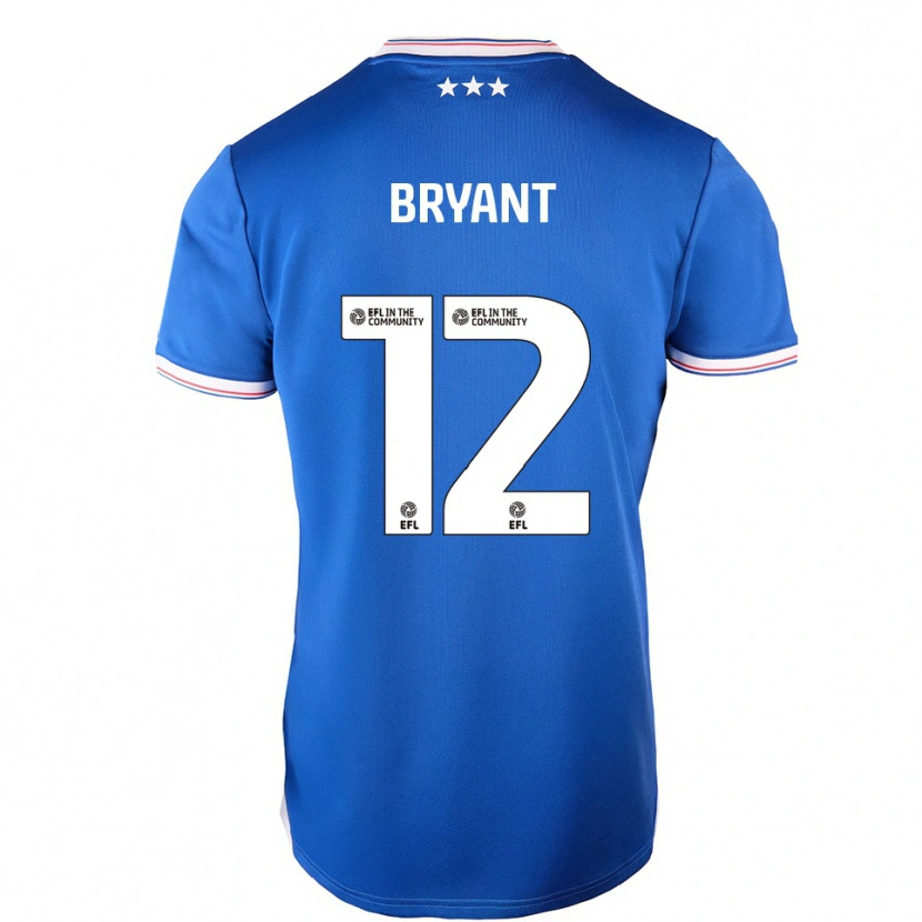 Danxen Hombre Camiseta Issy Bryant #12 Azul Blanco 1ª Equipación 2025/26 La Camisa México