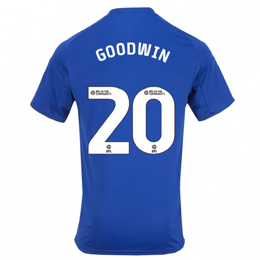 Danxen Hombre Camiseta Missy Goodwin #20 Azul Oro 1ª Equipación 2025/26 La Camisa México