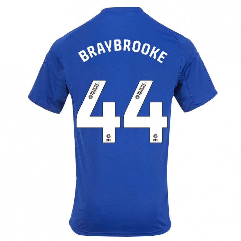 Danxen Hombre Camiseta Sammy Braybrooke #44 Azul Oro 1ª Equipación 2025/26 La Camisa México