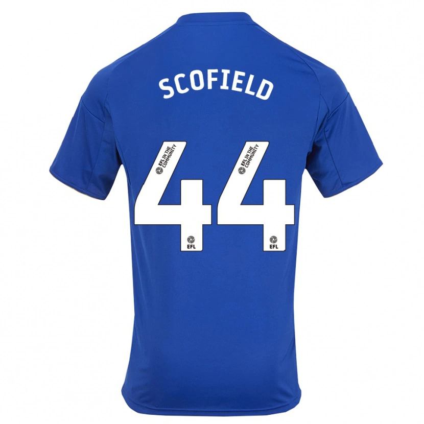 Danxen Hombre Camiseta Connie Scofield #44 Azul Oro 1ª Equipación 2025/26 La Camisa México
