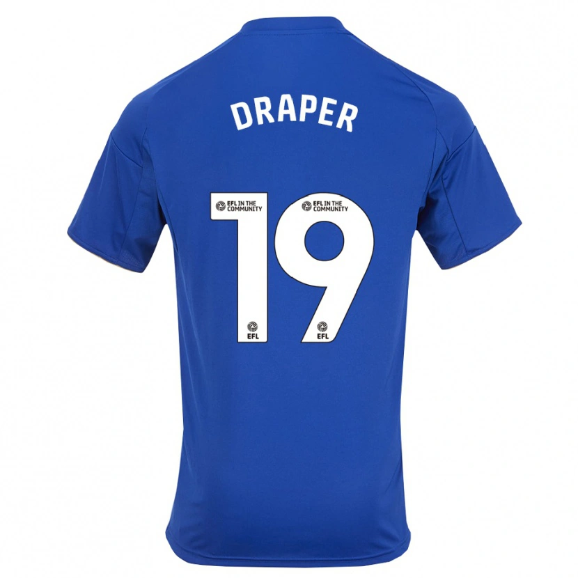 Danxen Hombre Camiseta Denny Draper #19 Azul Oro 1ª Equipación 2025/26 La Camisa México