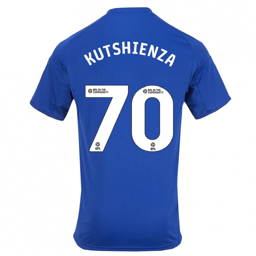 Danxen Hombre Camiseta Jesper Kutshienza #70 Azul Oro 1ª Equipación 2025/26 La Camisa México