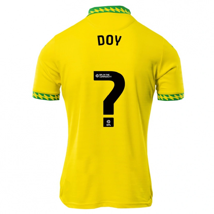 Danxen Hombre Camiseta Alfie Doy #0 Blanco Verde 1ª Equipación 2025/26 La Camisa México