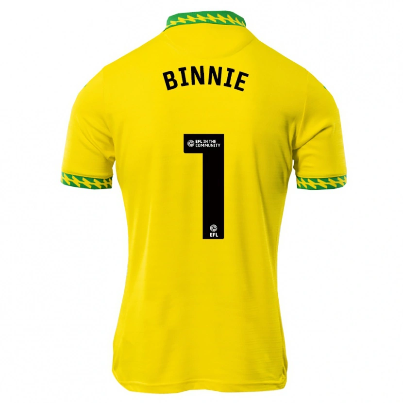 Danxen Hombre Camiseta Ethan Binnie #1 Blanco Verde 1ª Equipación 2025/26 La Camisa México