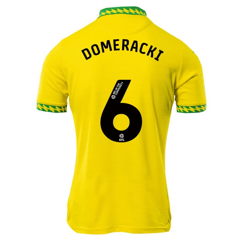 Danxen Hombre Camiseta Alan Domeracki #6 Blanco Verde 1ª Equipación 2025/26 La Camisa México