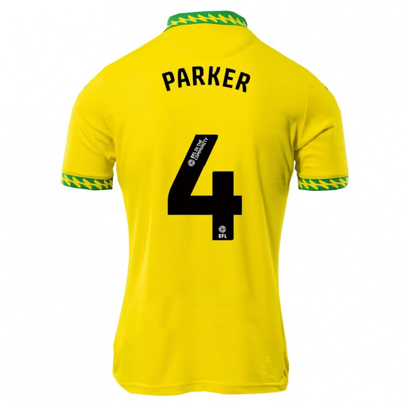 Danxen Hombre Camiseta Alice Parker #4 Blanco Verde 1ª Equipación 2025/26 La Camisa México