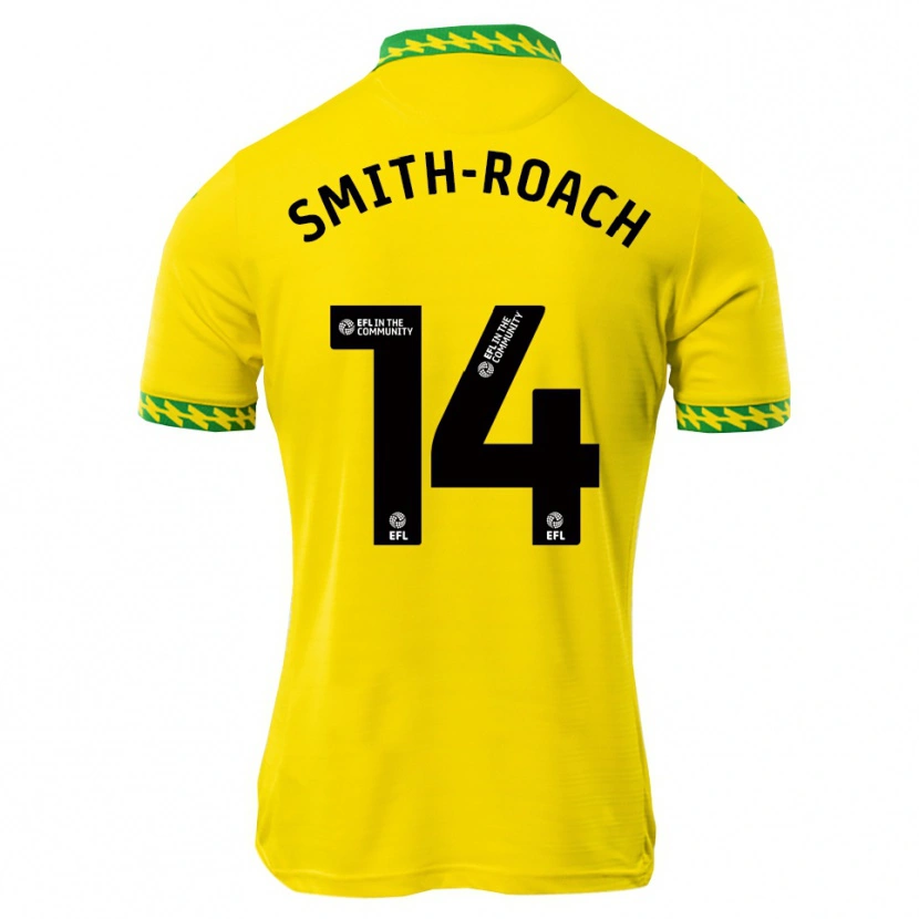 Danxen Hombre Camiseta Rio Smith-Roach #14 Blanco Verde 1ª Equipación 2025/26 La Camisa México