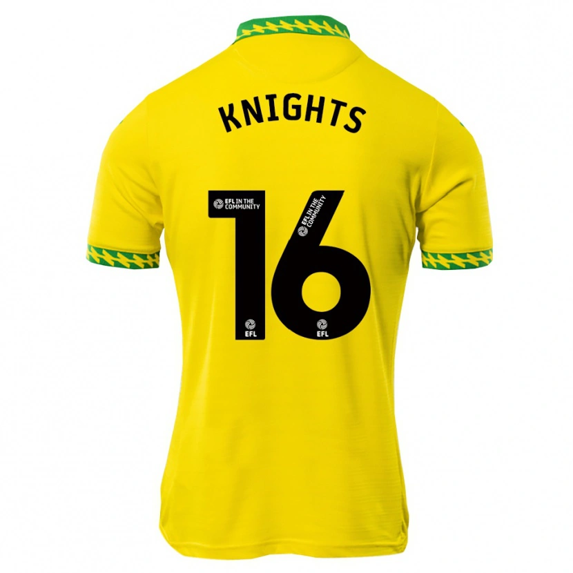 Danxen Hombre Camiseta Katie Knights #16 Blanco Verde 1ª Equipación 2025/26 La Camisa México