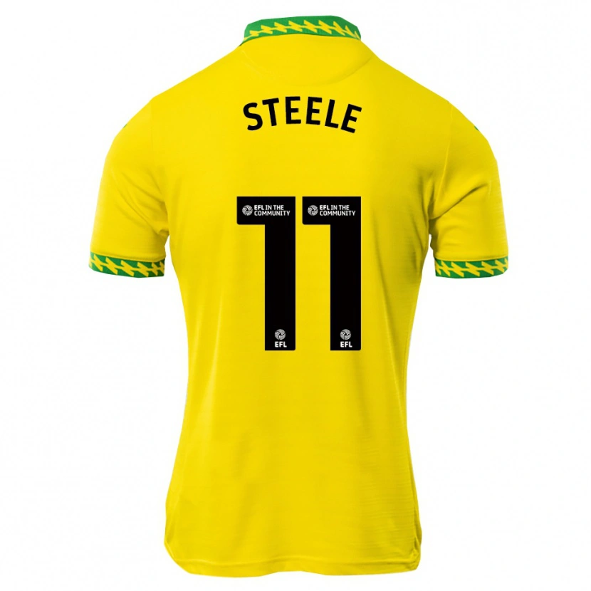 Danxen Hombre Camiseta Kahlil Steele #11 Blanco Verde 1ª Equipación 2025/26 La Camisa México
