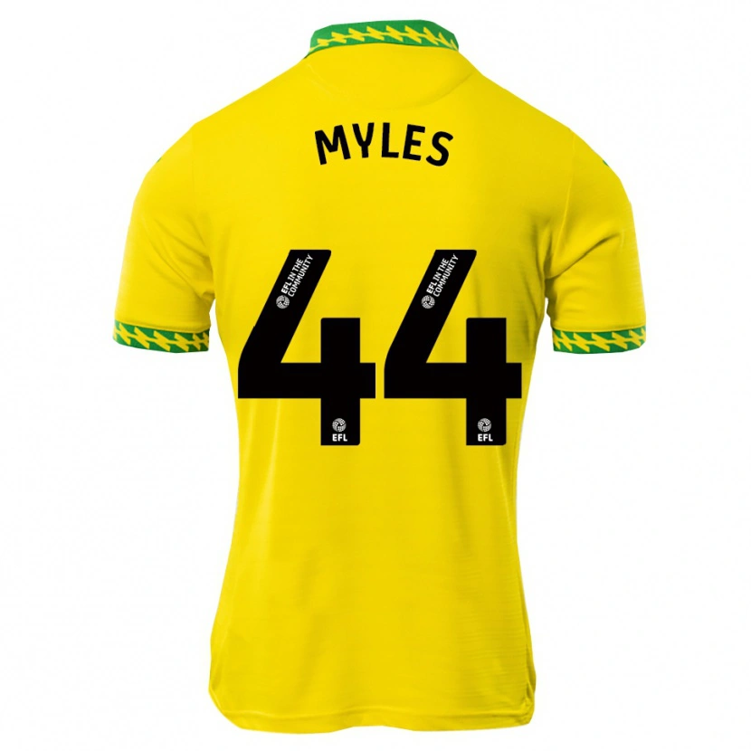 Danxen Hombre Camiseta Elliot Myles #44 Blanco Verde 1ª Equipación 2025/26 La Camisa México