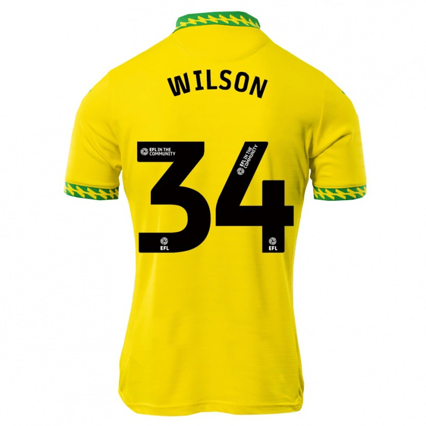 Danxen Hombre Camiseta Drew Wilson #34 Blanco Verde 1ª Equipación 2025/26 La Camisa México