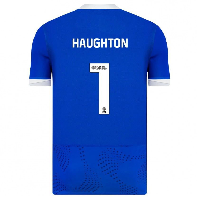 Danxen Hombre Camiseta Hannah Haughton #1 Azul Blanco 1ª Equipación 2025/26 La Camisa México
