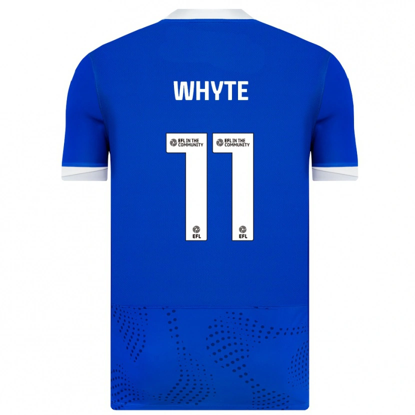 Danxen Hombre Camiseta Gavin Whyte #11 Azul Blanco 1ª Equipación 2025/26 La Camisa México