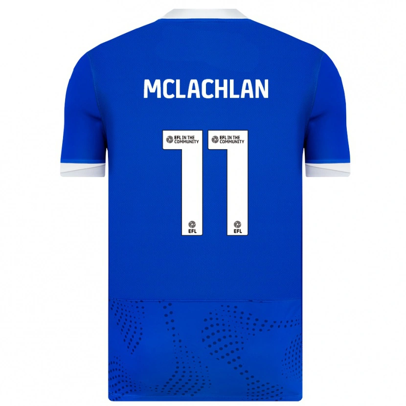 Danxen Hombre Camiseta Daisy Mclachlan #11 Azul Blanco 1ª Equipación 2025/26 La Camisa México