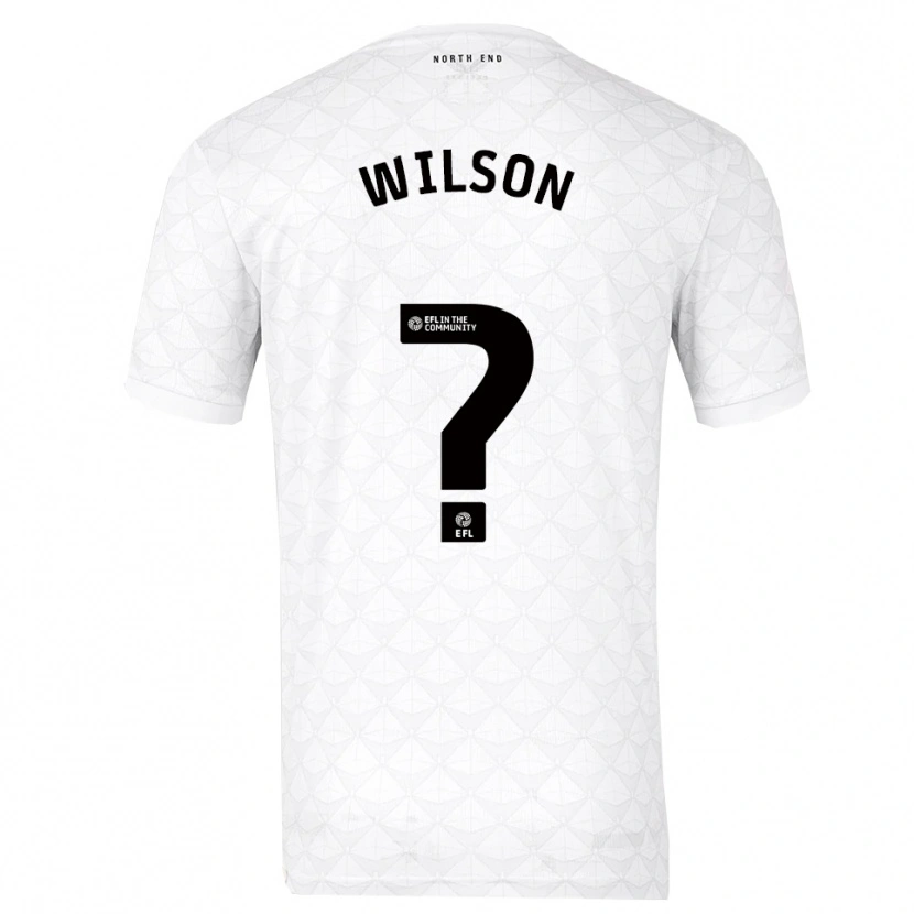 Danxen Hombre Camiseta Max Wilson #0 Blanco Rojo 1ª Equipación 2025/26 La Camisa México